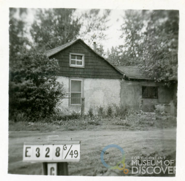 black and white photograph of 425 10th Street, Fort Collins, Colorado