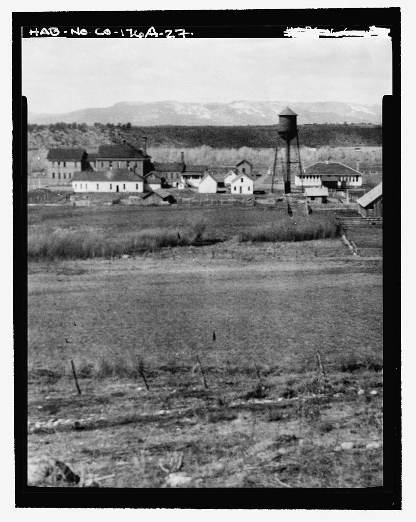 Southern Ute Boarding School, Boy's Dormitory. Courtesy of loc.gov.